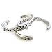 Fearless Soul Thick Sterling Silver Cuff Bracelet