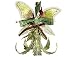 7.5" Princess Garden Green and Purple Lily Fairy Glitter Christmas Ornament
