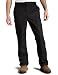 Dickies Men's Flat Front Multi Use Pocket Work Pant, Black, 32x32