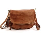 Besace en Cuir camel mod&egrave;le Kalinka
