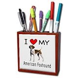 I Love My American Foxhound Pencil Holder Desk Accessory 41G5tc6 GAL. SL160 I Love My American Foxhound Pencil Holder Desk Accessory