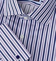 Sartorial Pure Cotton Satin Striped Shirt