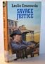 Savage Justice (Curley Large Print Books)