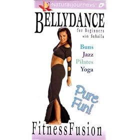 Bellydance for Beginners with Suhaila: Fitness Fusion - 4 Volume Gift Set (Buns, Jazz, Pilates, Yoga) [VHS]