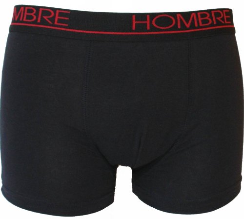 3 er Set Herrenboxer-Retroshorts von Hombre, Baumwolle mit 5% Elasthan, Serie 2