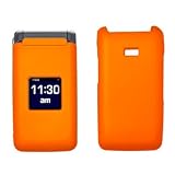 Samsung Haven U320 Orange Rubberized Hard Cover Crystal Case
