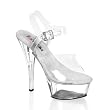 6 Inch Sexy High Heel Prom Shoe Clear Platform Shoe