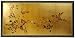 Unique Wedding Gifts - 36 x 72 Cherry Blossom Oriental Gold Leaf Wall Screen Painting