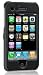 Apple iPhone 3G 3GS 2nd & 3rd Generation Black Rubber Feel Hard Case+Screen Protector