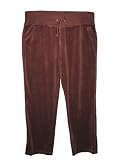 Oleg Cassini Sport Expresso Velour Lounge Pants L