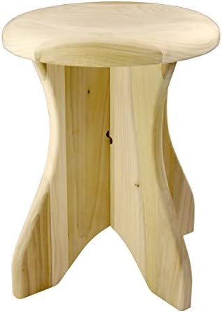 SaunaSpace Stool, Poplar