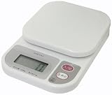 DRETEC コンパクトスケール 1kgホワイト KS-108-WT