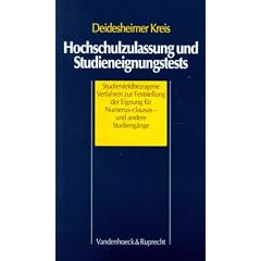 Hochschulzulassung und Studieneignungstests