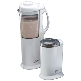 Deni 4200 Platinum Series Blend-n-Grind Blender Grinder Combination Unit, White by Keystone Manufacturing Company Inc.