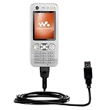 Klassisches USB Kabel f�r Sony Ericsson w890i mit Hot Sync und aufladen Einsatzm�glichkeiten - von Gomadic mit TipExchange Technology
