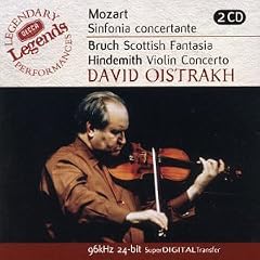 Mozart: Sinfonia Concertate; Bruch: Scottish Fantasia; Hindemith: Violin Conerto [Australia]