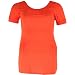 Orange Short Sleeve Junior Plus Dress/Tunic