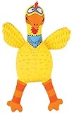 Doggy Hoots Classic Floppability Barnyard Bullies Suspicious Chicken Dog Toy