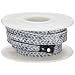 Palmetto Style 1588 Carbon Staple Fiber Compression Packing Seal, PTFE Coating, Dull Gray