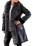 Giorgio - Manteau Femme Cuir - Gaga Lapin Noir