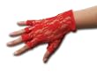 Half Finger Wrist Length Lace Gloves Available in Assorted Colors