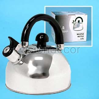 NEW 2.5L Stainless Steel Whistling Tea Kettle NEW 2.5L Stainless Steel Whistling Tea Kettle
