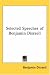 Book Selected Speeches of Benjamin Disraeli