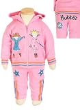 Bebini Ribbed Knit Princess Warm-Up Suit