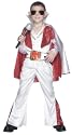Rock Star Child Costume - Elvis Lookalike Size Medium age 5-8 years