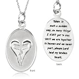 Sudden Loss Memorial Necklace, 14 Karat Gold