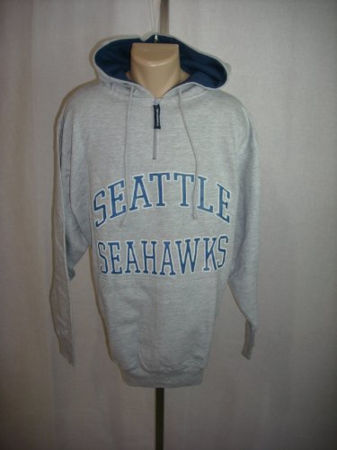 Seattle Seahawks NFL 1/4 zip hooded sweatshirt 3XLT = 3X-Large Tall