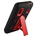 Kingdom Hybrid Case with KickStand for HTC Evo Design 4G - Red
