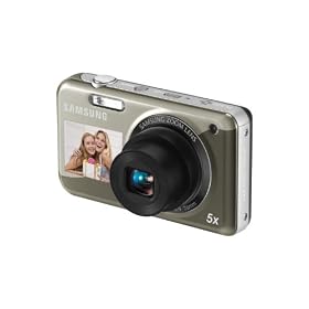 Samsung PL120 Digital Camera - Silver (14MP, 5x Optical Zoom) 1.5 inch Front, 2.7 inch Rear LCD