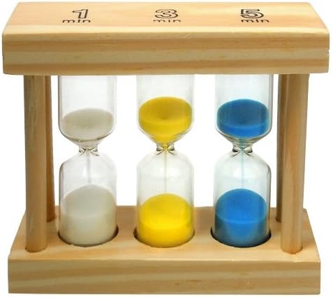 3 in 1 Sand Timer - Natural Wood