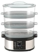 Morphy Richards 48755 3 Tier Food Steamer Stainless Steel