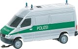Faller 161542 - MB Sprinter Polizei mit Blinkelektronik, Herpa