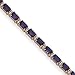 14k Amethyst & Diamond Bracelet Diamond quality BB (I3 clarity, I-J color)