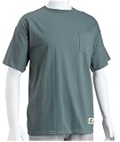  : Russell Athletic Men's Cotton Performance Pocket Tee, Silver Sage, Medium