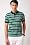 Short Sleeve Multi-stripe Pique Polo