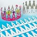 Make Your Own Card CROWN & TIARA Fancy Dress Role Play Party Activity Pack 12