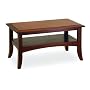 Antique Walnut Finish Occasional Coffee Table
