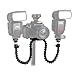 CowboyStudio Flexible Octopus Dual-arm Dual-shoe Flash Bracket Holder Mount for Macro Shot