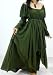 GREEN DRESS PEASANT LAYER RENAISSANCE FITS - L XL 1X 2X - G803G LOTUSTRADERS