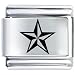 Price Comparison : 5 Point Star Italian Charms Bracelet Link
