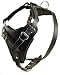 rottweiler33 - Mediumleatherblackhandmade High Quality Dog Harness for Medium Dogs