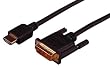 QVS HDVIG-5M 5 Meters HDMI Male to DVI Male HDTV/Digital Flat Panel Gold Cable
