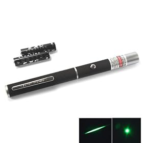 5mw 532nm Astronomy Powerful Green Laser Pointer - Black: Electronics