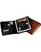Millennium Leather Genuine Leather Zip-Around 1 in. 3-Ring Binder
