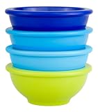 Zak Designs Colorways 4-Piece Multi-Colored Mini Prep Bowl Set