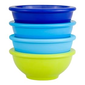 Zak Designs Colorways 4-Piece Multi-Colored Mini Prep Bowl Set